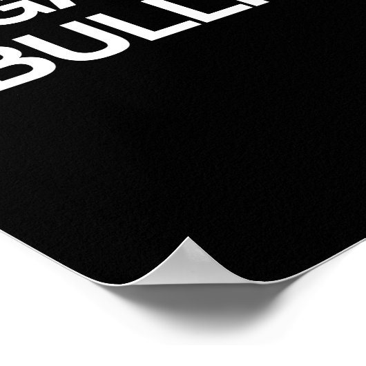 いじめっ子に立ち向かう ポスター (角)