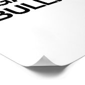 いじめっ子に立ち向かう ポスター (角)