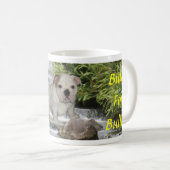 いじめっ子のためのブルドッグの初恋のマグのいじめっ子 コーヒーマグカップ (正面右)