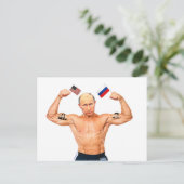 いじめっ子のトランプへのアドレス指定済みポストカード ポストカード (スタンド正面)