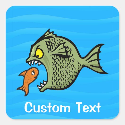 いじめっ子の四角いシール スクエアシール (正面)