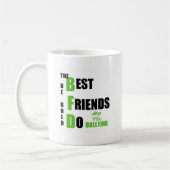 いじめっ子の民主主義社会 コーヒーマグカップ (左)