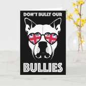 いじめっ子をいじめるな カード (黄色い花)