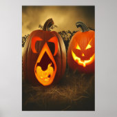 いじめっ子をかぼちゃにする | AIアートポスター ポスター (正面)