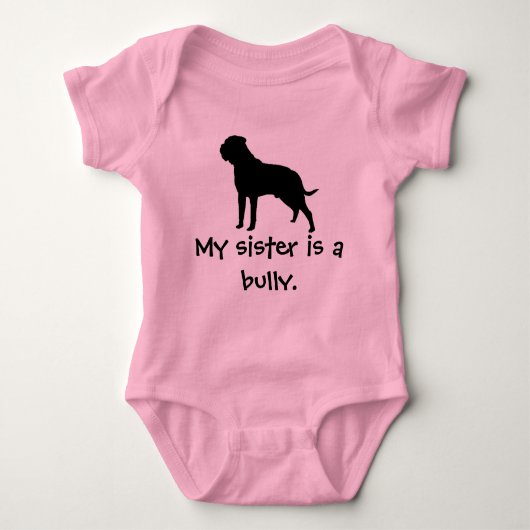 いじめっ子シスター・クリーパー ベビーボディスーツ (正面)