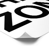 いじめっ子フリーゾーン ポスター (角)