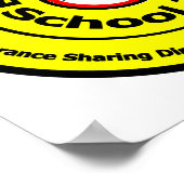 いじめっ子フリー校区 ポスター (角)