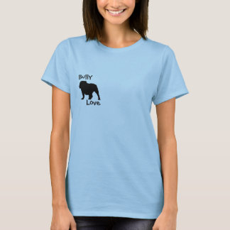 いじめっ子愛英国のブルドッグのTシャツ Tシャツ
