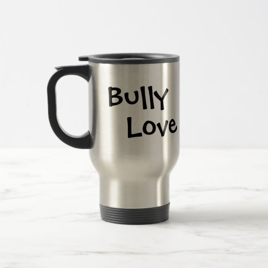 いじめっ子愛Bullmastiffのマグ トラベルマグ (左)