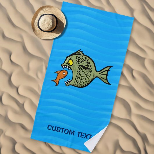 いじめっ子魚 ビーチタオル