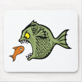いじめっ子魚 マウスパッド (正面)