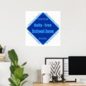 いじめっ子 – フリースクールのポスター ポスター (ホームオフィス)