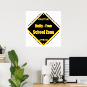 いじめっ子 – フリースクールのポスター ポスター (ホームオフィス)