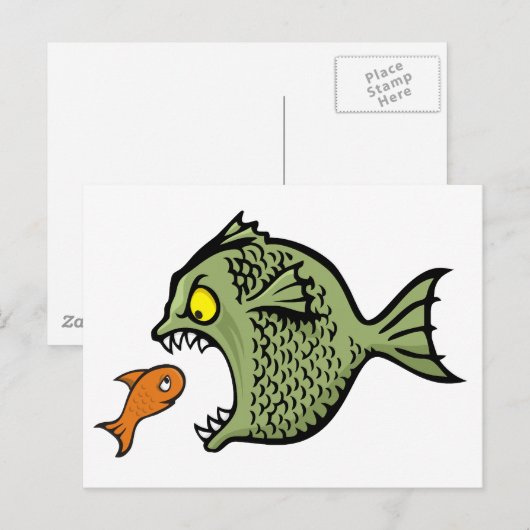 いじめっ子 ポストカード (正面/裏面)