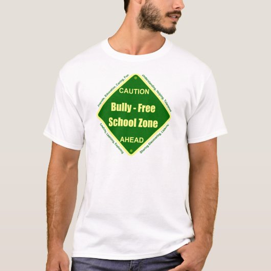 いじめっ子-自由学校制の地帯 Tシャツ (正面)