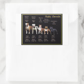 いじめっ子 長方形シール (バッグ)