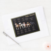 いじめっ子 長方形シール (封筒)