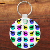 いじめっ数々のた泡 キーホルダー (正面)