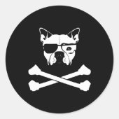 いじめとクロスボーン ラウンドシール (正面)