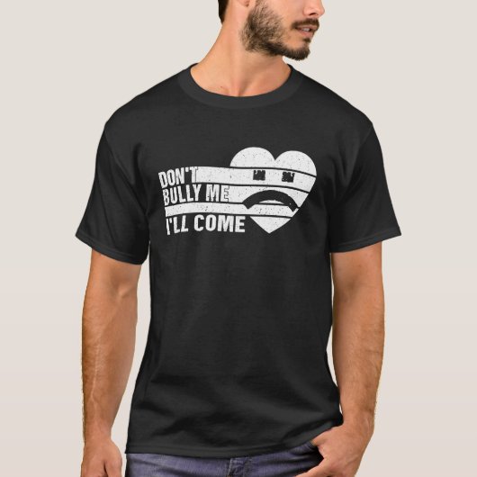 いじめないで皮肉来を言う Tシャツ (正面)