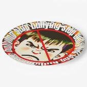 いじめなし ペーパープレート (アングル)