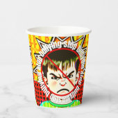 いじめなし 紙コップ (左)