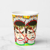 いじめなし 紙コップ (右)