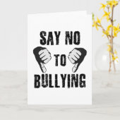 いじめにノーと言う カード (黄色い花)