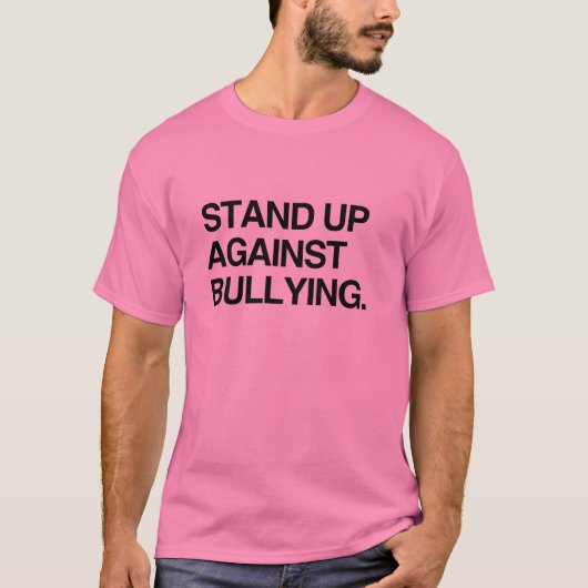いじめに反対しよう Tシャツ (正面)