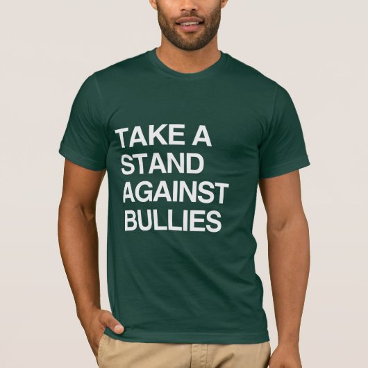 いじめに反対しよう Tシャツ (正面)