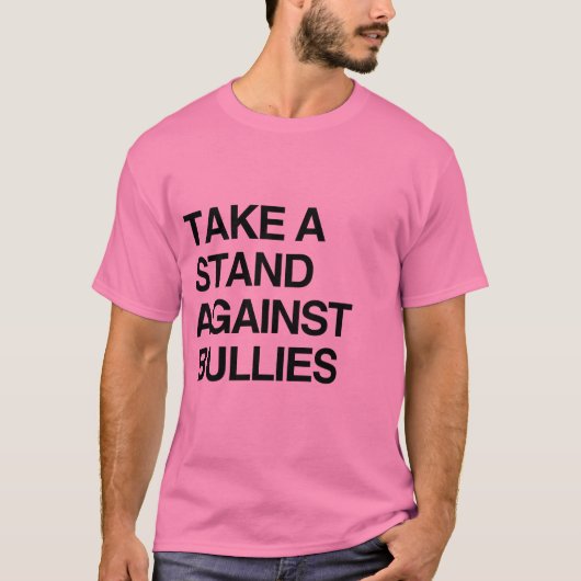 いじめに反対しよう Tシャツ (正面)