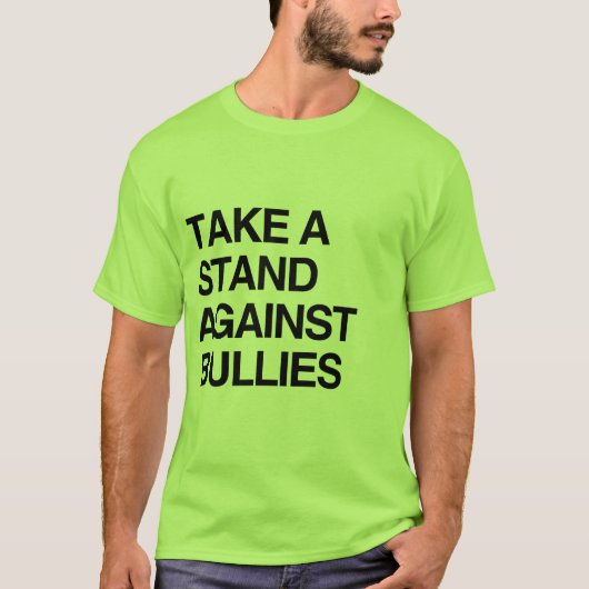 いじめに反対しよう Tシャツ (正面)