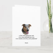 いじめに対する犬の牧場 – カウボーイ子育て カード (裏面)