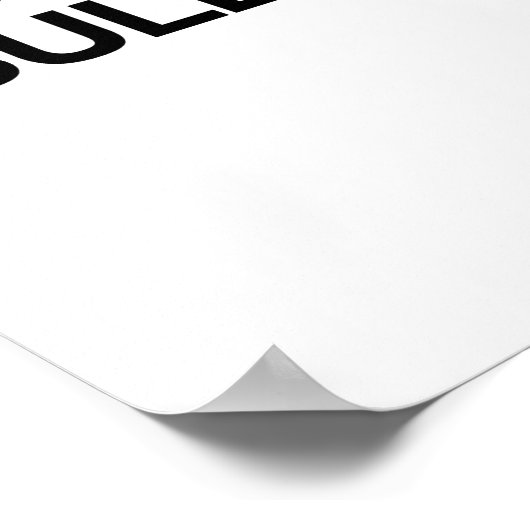 いじめに立ち向かう ポスター (角)