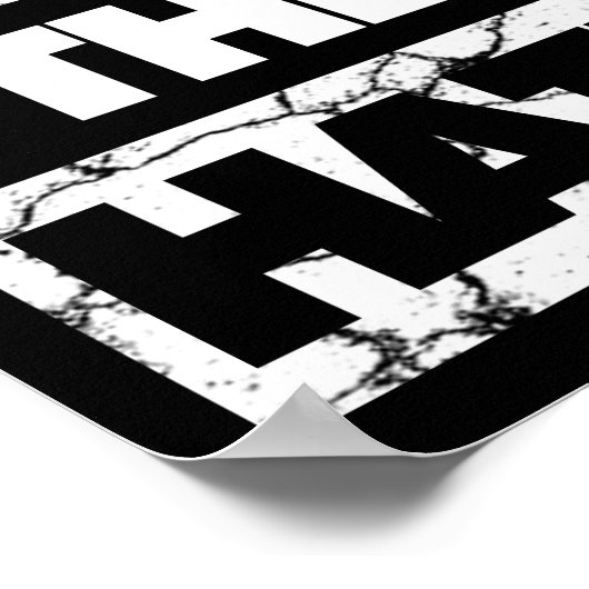 いじめのない人種差別の偏見を終わらせる ポスター (角)