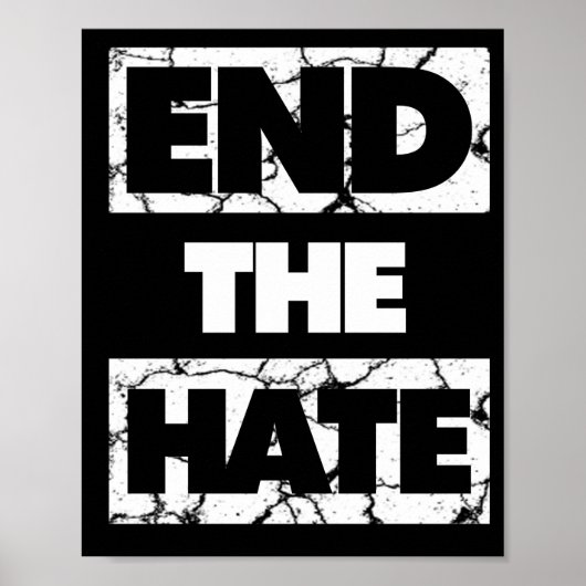 いじめのない人種差別の偏見を終わらせる ポスター (正面)