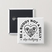 いじめの仲間ではなストップい 缶バッジ (正面&裏面)