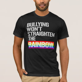 いじめはレインボーを直せない Tシャツ