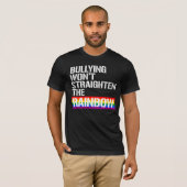 いじめはレインボーを直せない Tシャツ (正面フル)