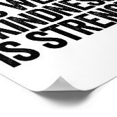 いじめは弱い親切は強いオレンジの団結 ポスター (角)