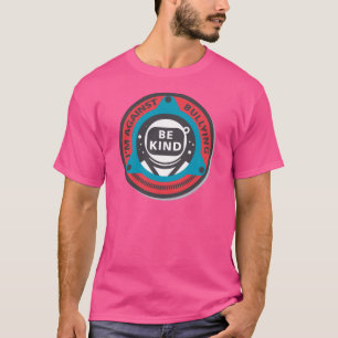いじめることに対してピンクのワイシャツ日Imをいじめているアンチ Tシャツ