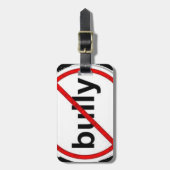 いじめることを止めて下さい ラゲッジタグ (正面縦)