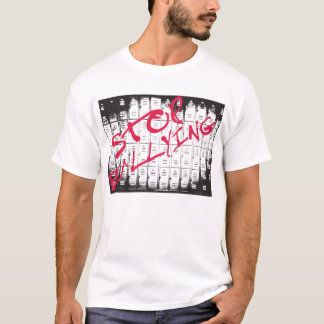 いじめることを止めて下さい Tシャツ