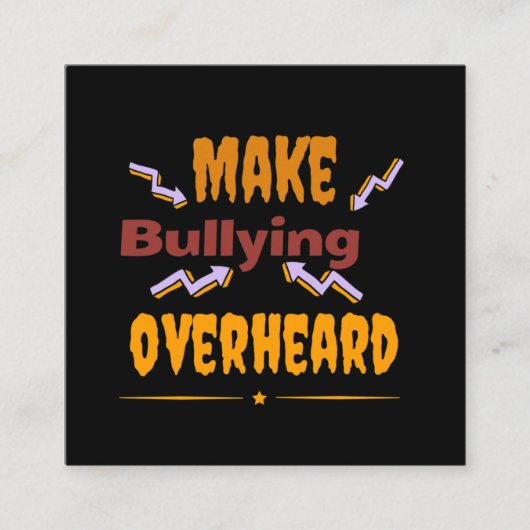 いじめを消せ! エンクロージャーカード (正面)