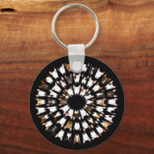 いじめん丸キーリング キーホルダー (正面)