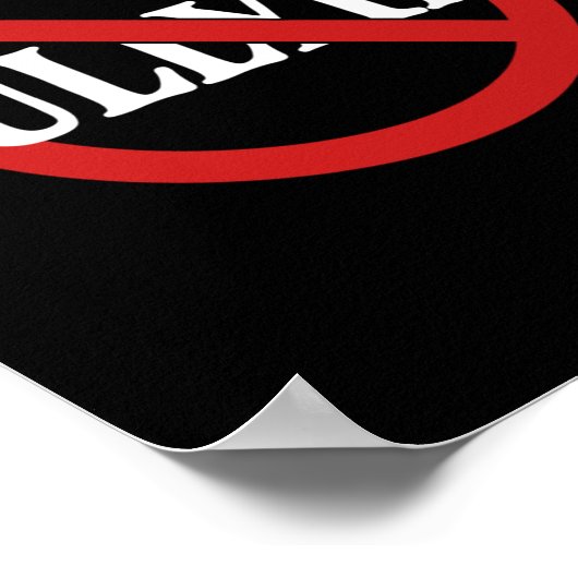 いじめストップは無い優しさオレンジ ポスター (角)