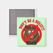 いじめストップ今：いじめ防止をいじめるな マグネット (正面/裏面)