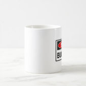 いじめダメ!赤い看板 コーヒーマグカップ (中央)