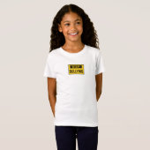 いじめダメ 黄色サイン Tシャツ (正面フル)
