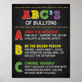 いじめ教室アンチいじめのABC ポスター